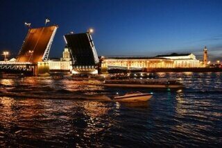 мосты питер лодки
